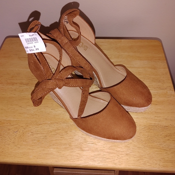 Brown Suede Wedges - Picture 4 of 4
